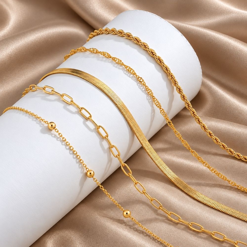Elegance Gold Bracelet Set