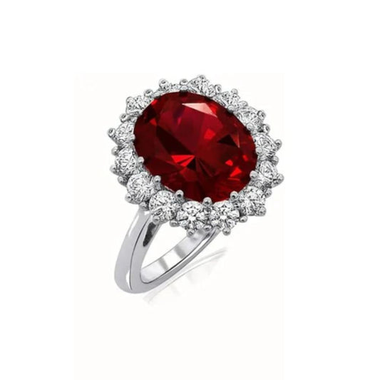 Scarlet Crown Ruby Ring