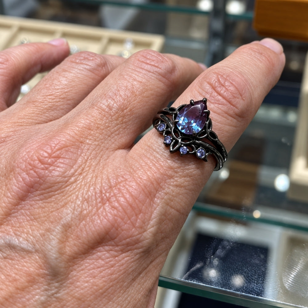 Amethyst Layers Ring
