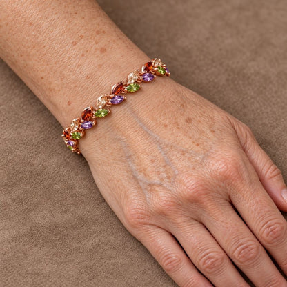 Gemstone Rose Gold Bracelet
