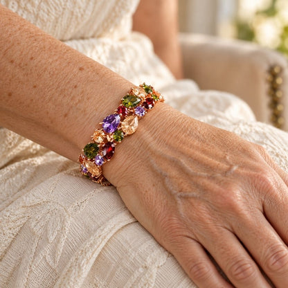 Royal Rainbow Gold Bracelet