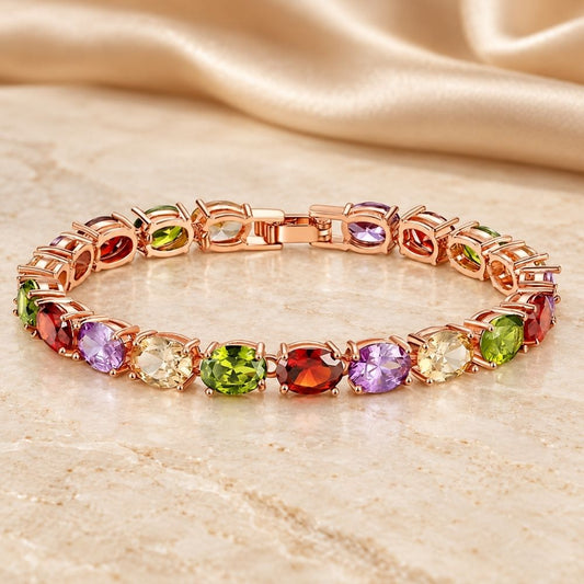 Aurora Radiance Rose Gold Bracelet