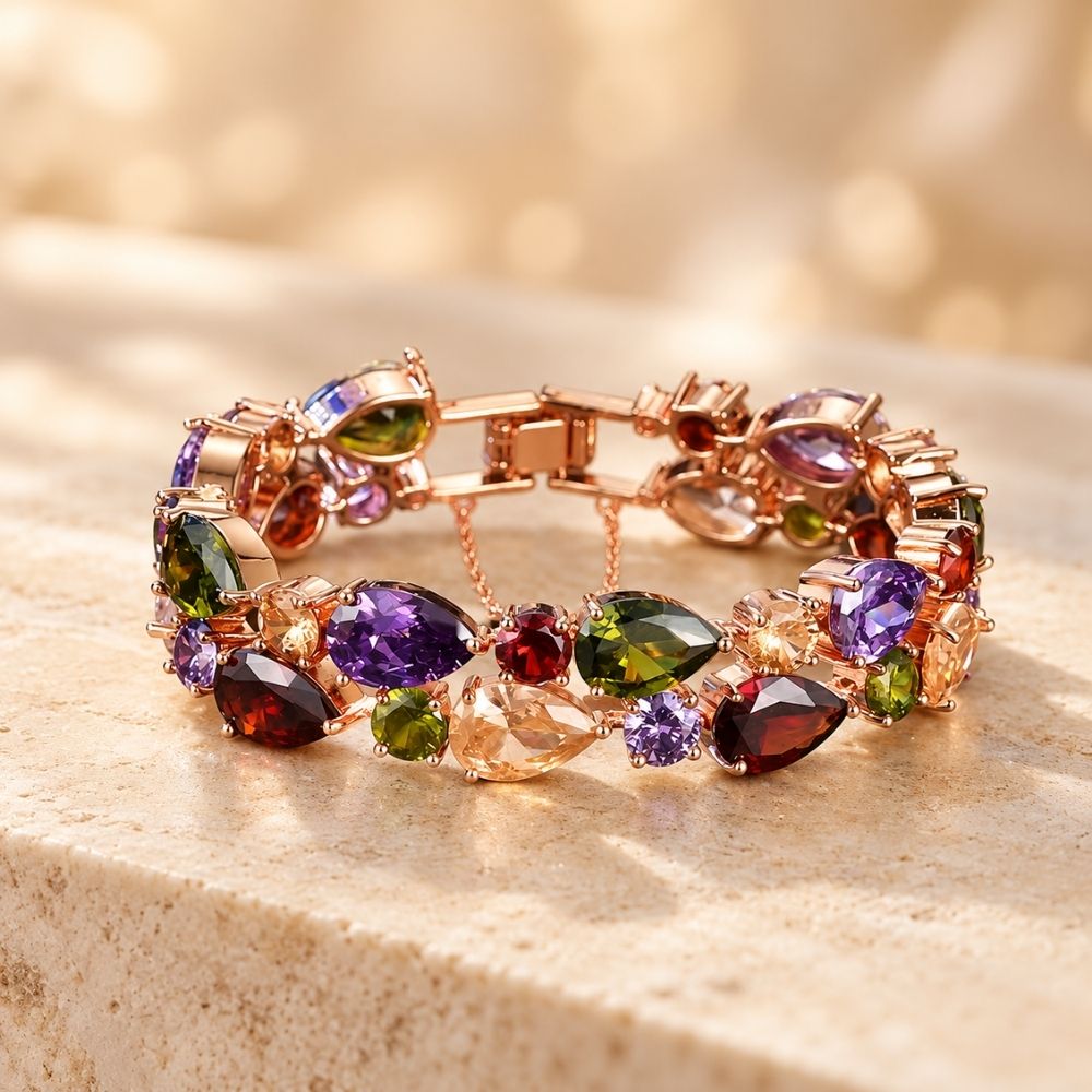 Royal Rainbow Gold Bracelet