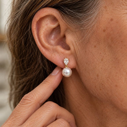 Timeless Pearl Drop Earrings