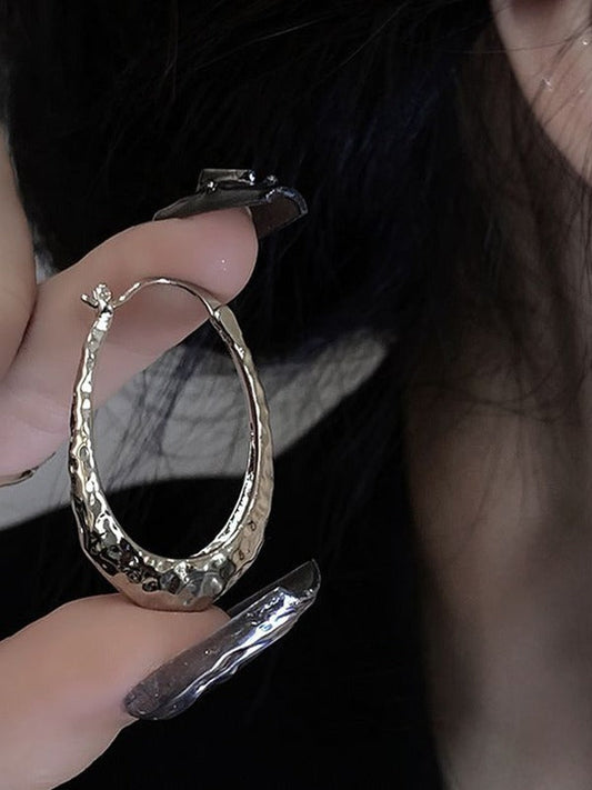 Vintage Old Hoop Earrings