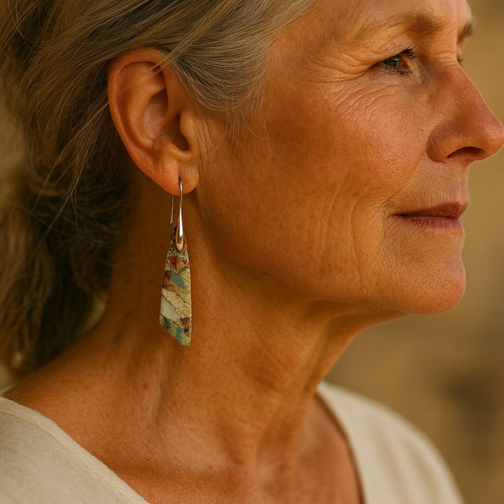 Vintage Nature Stone Earrings