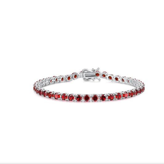 Ruby Tennis Bracelet