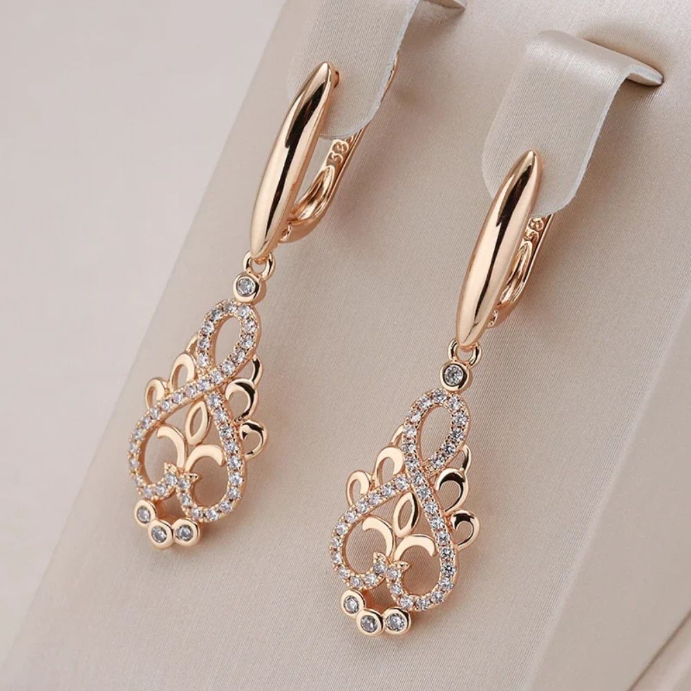 Charming Gold Fairy Earrings
