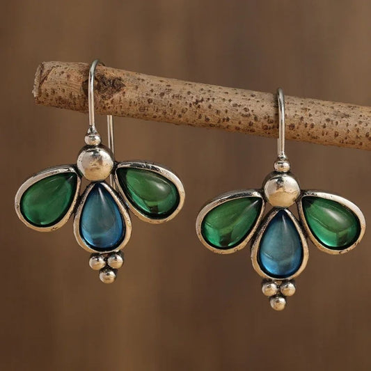 Charming Stone Waterdrop Earrings