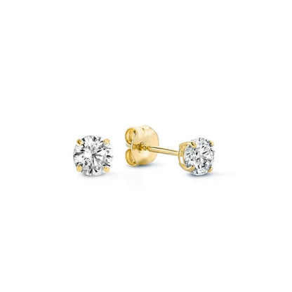 Classic Gold Stud Earrings
